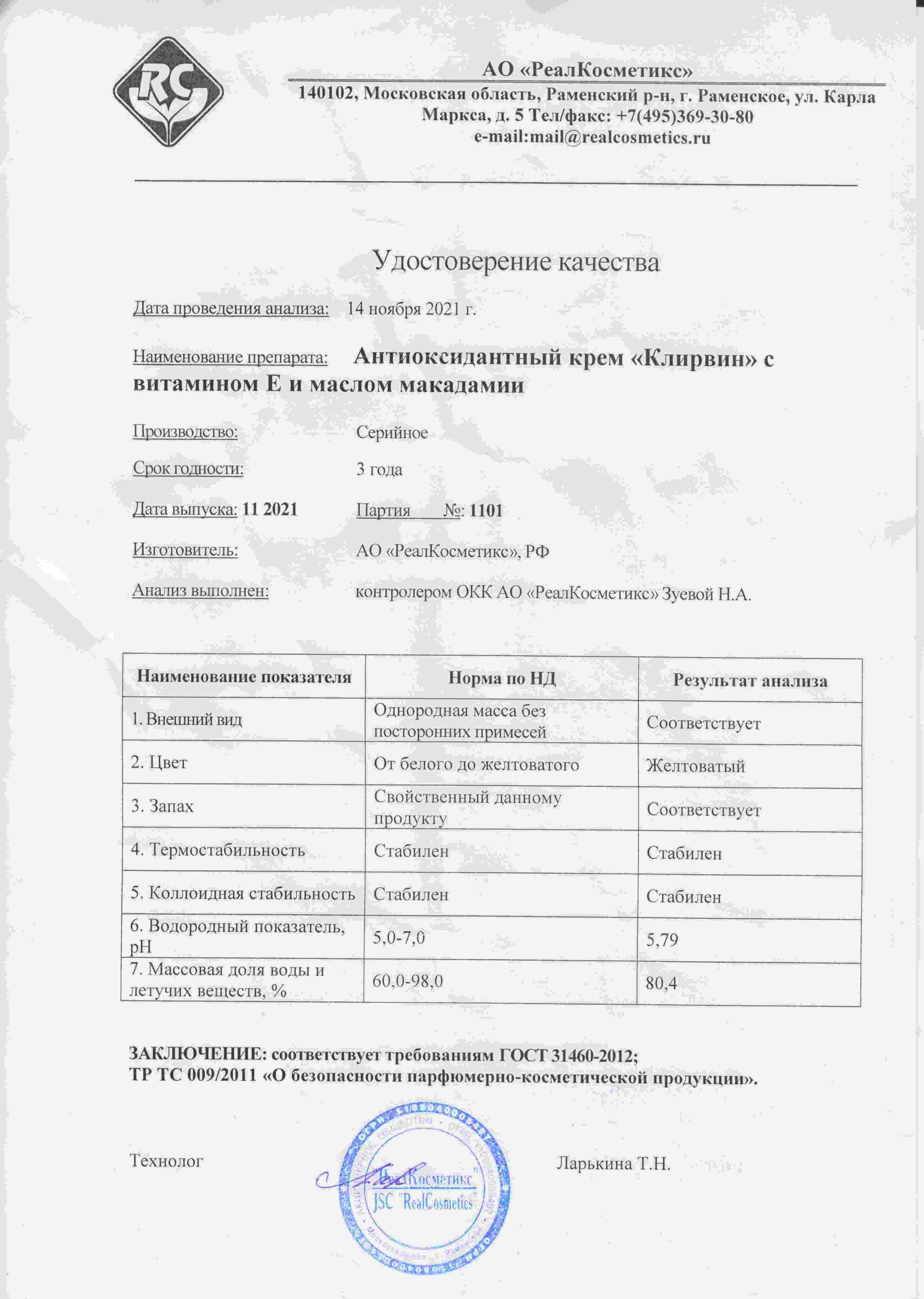 Паспорт №1120211101